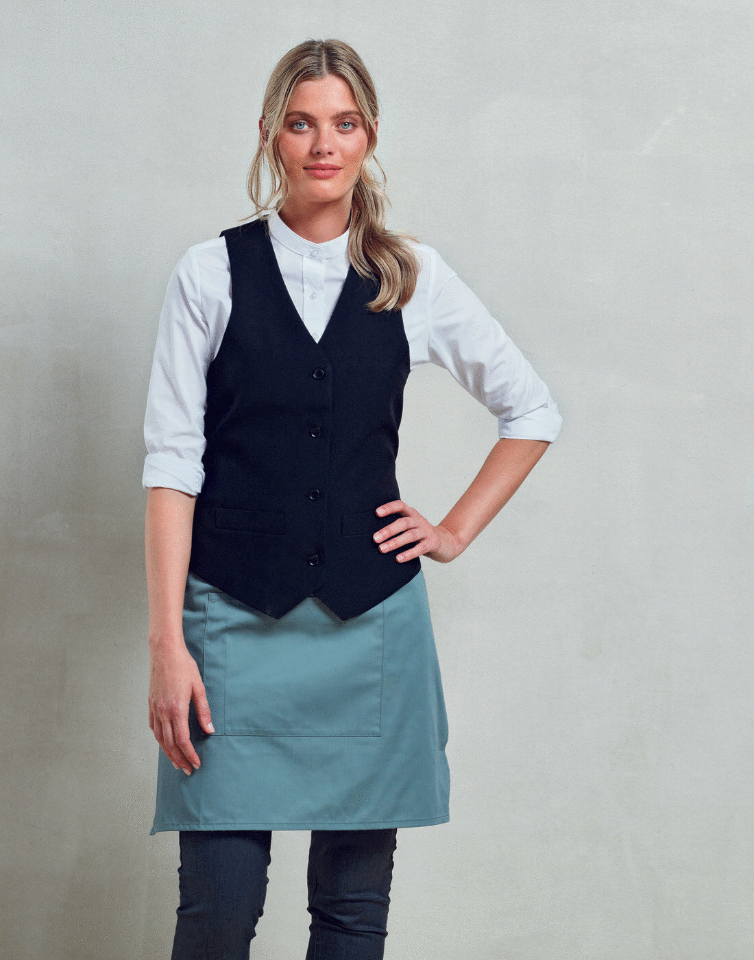 Premier Women's Lined Polyester Waistcoat