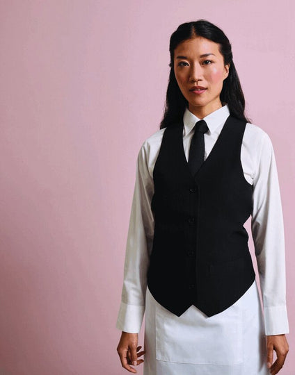 Premier Workwear Ladies Lined Polyester Waistcoat - PR623M