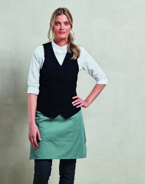Premier Women's Lined Polyester Waistcoat