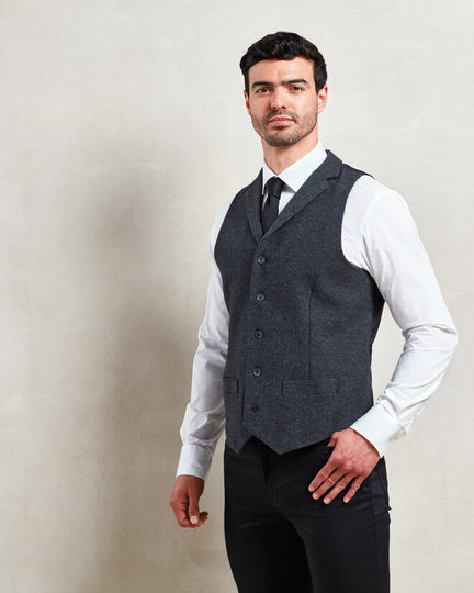 Premier Workwear Mens Herringbone Waistcoat - PR625M