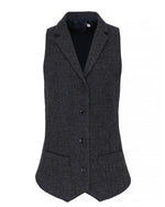 Premier Workwear Ladies Herringbone Waistcoat - PR626M - thumbnail 2