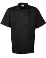 Premier Workwear Short Sleeve Chefs Jacket - PR656M