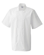 Premier Workwear Short Sleeve Chefs Jacket - PR656M