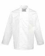 Premier Workwear Long Sleeve Chefs Jacket - PR657M - thumbnail 4