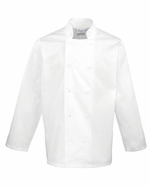 Premier Workwear Long Sleeve Chefs Jacket - PR657M