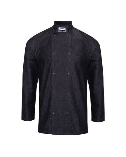 Premier Workwear Denim Chefs Jacket - PR660M