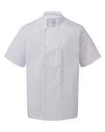 Premier Workwear Stud S/S Chef Jacket - PR664M - thumbnail 3