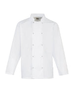 Premier Workwear Studded Front L/S Chef Jacket - PR665M - thumbnail 3