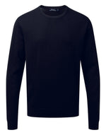 Premier Men's Crew Neck Cotton Rich Knitted Sweater - [CLEARANCE]
