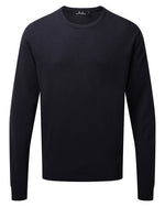 Premier Workwear Mens Crew Neck Cotton Rich Knitted Sweater - PR692M