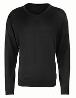 Premier Men's Knitted V-Neck Sweater - [CLEARANCE]