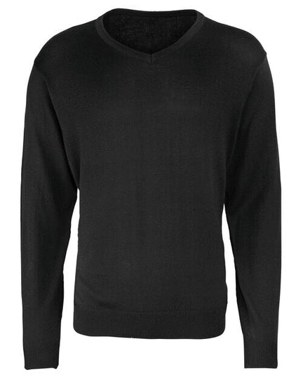Premier Men's Knitted V-Neck Sweater
