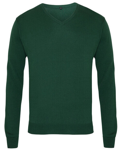 Premier Workwear Mens V-Neck Knitted Sweater - PR694M