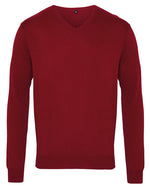 Premier Workwear Mens V-Neck Knitted Sweater - PR694M - thumbnail 4