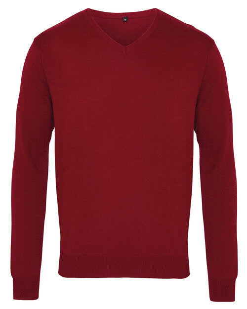 Premier Workwear Mens V-Neck Knitted Sweater - PR694M