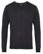 Premier Workwear Mens V-Neck Knitted Sweater - PR694M - thumbnail 3