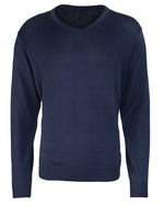 Premier Workwear Mens V-Neck Knitted Sweater - PR694M