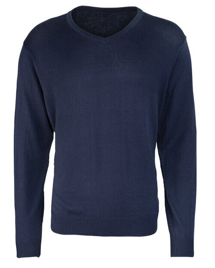 Premier Workwear Mens V-Neck Knitted Sweater - PR694M