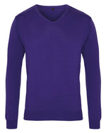 Premier Workwear Mens V-Neck Knitted Sweater - PR694M - thumbnail 5