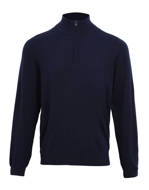 Premier Men's Quarter-Zip Knitted Sweater - [CLEARANCE]