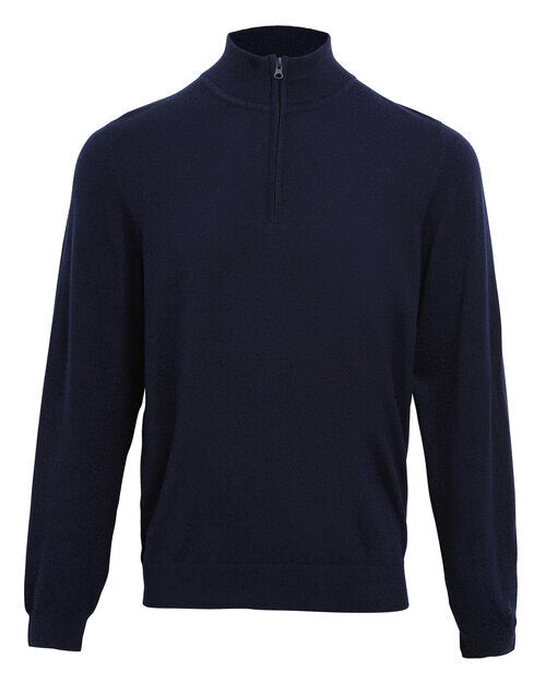 Premier Workwear Mens 1/4 Zip Knitted Sweater - PR695M