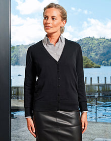 Premier Women's Button-Through Knitted Cardigan