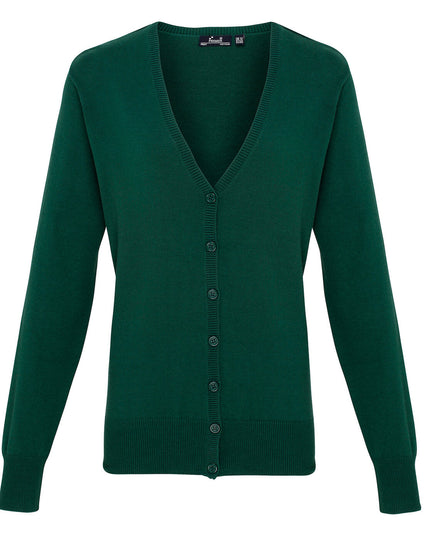 Premier Women's Button-Through Knitted Cardigan - [CLEARANCE]