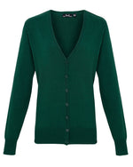 Premier Workwear Ladies Button Through Knitted Cardigan - PR697M - thumbnail 3
