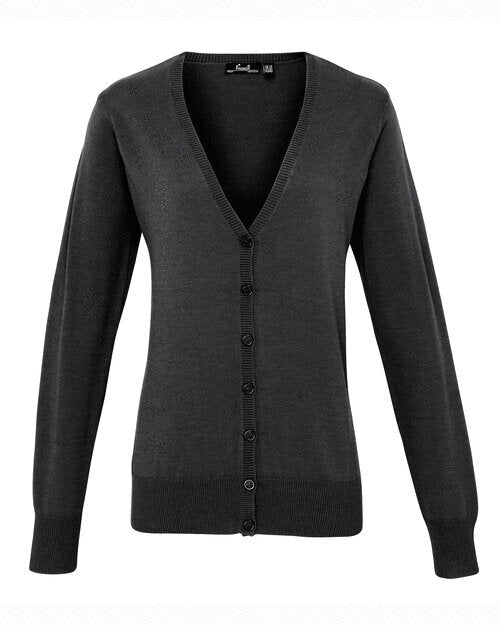 Premier Workwear Ladies Button Through Knitted Cardigan - PR697M
