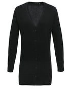Premier Workwear Ladies Long Length Knitted Cardigan - PR698M