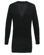Premier Workwear Ladies Long Length Knitted Cardigan - PR698M - thumbnail 2