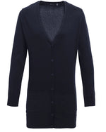 Premier Workwear Ladies Long Length Knitted Cardigan - PR698M - thumbnail 4