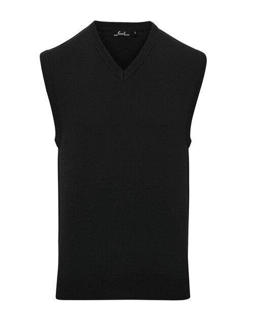 Premier Workwear Mens V-Neck Sleeveless Sweater - PR699M