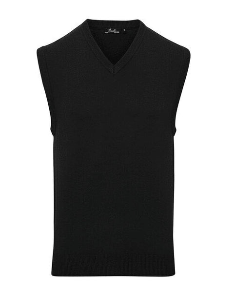 Premier Men's V-Neck Sleeveless Sweater