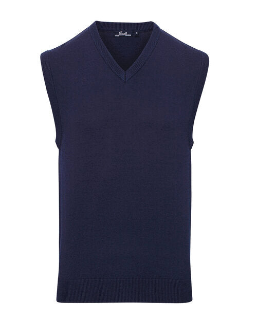 Premier Workwear Mens V-Neck Sleeveless Sweater - PR699M