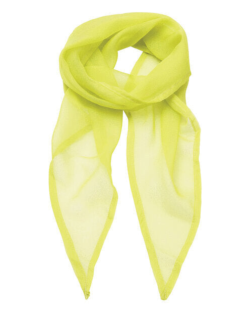 Premier Workwear Colours Collection Plain Chiffon Scarf - PR740M