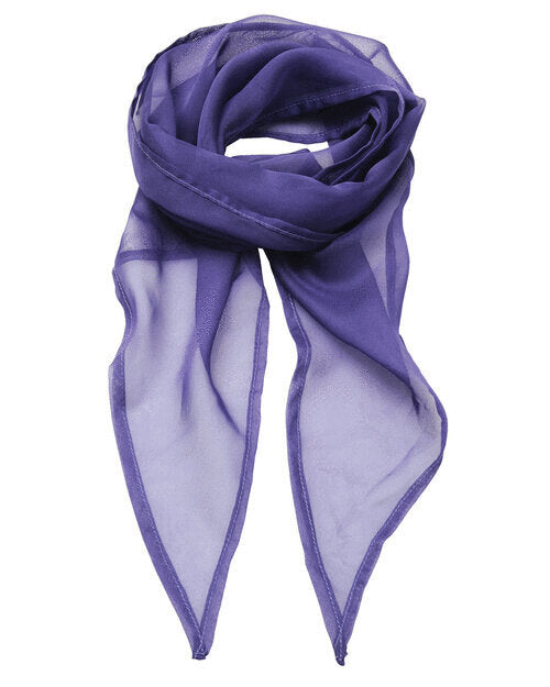 Premier Workwear Colours Collection Plain Chiffon Scarf - PR740M