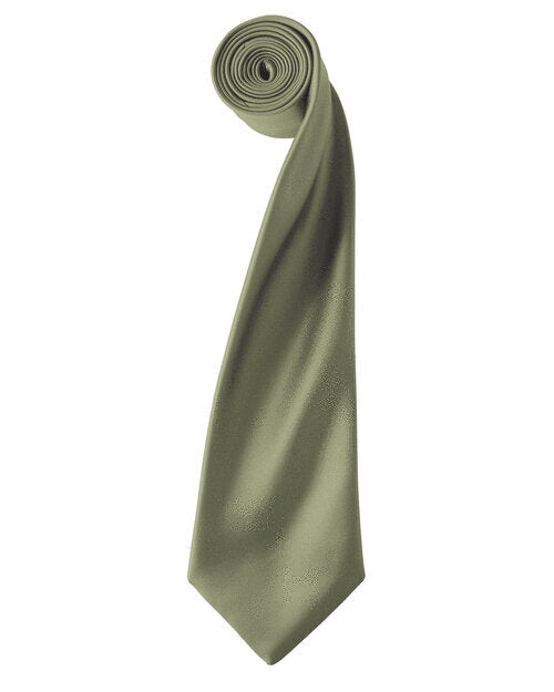 Premier Workwear Colours Collection Satin Tie - PR750M
