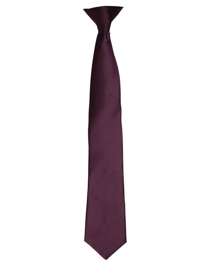 Premier Workwear Colours Collection Satin Clip On Tie - PR755M