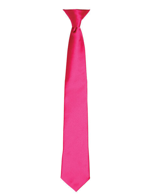 Premier Workwear Colours Collection Satin Clip On Tie - PR755M