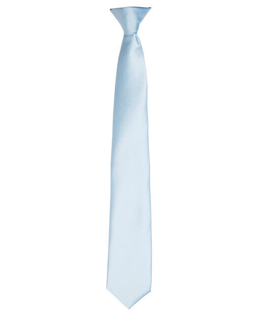 Premier Workwear Colours Collection Satin Clip On Tie - PR755M