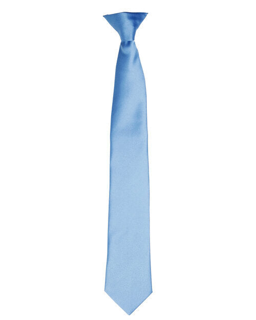 Premier Workwear Colours Collection Satin Clip On Tie - PR755M