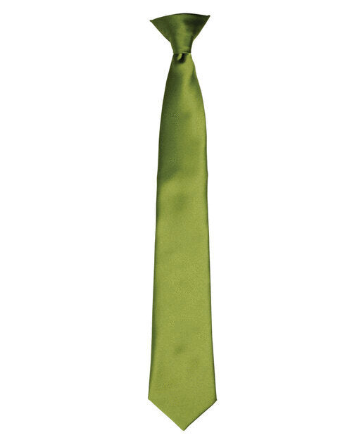 Premier Workwear Colours Collection Satin Clip On Tie - PR755M