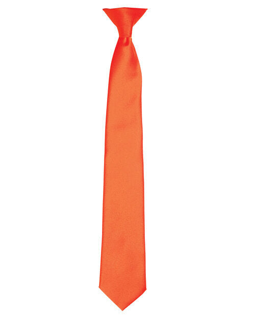 Premier Workwear Colours Collection Satin Clip On Tie - PR755M