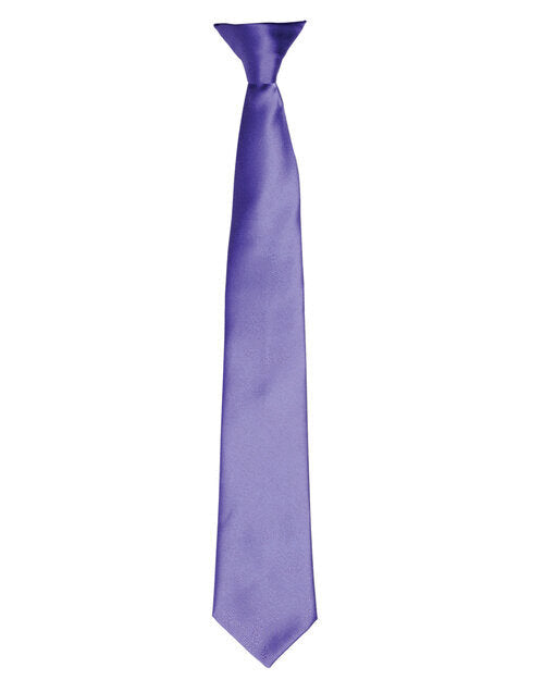 Premier Workwear Colours Collection Satin Clip On Tie - PR755M
