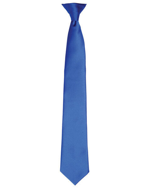 Premier Workwear Colours Collection Satin Clip On Tie - PR755M