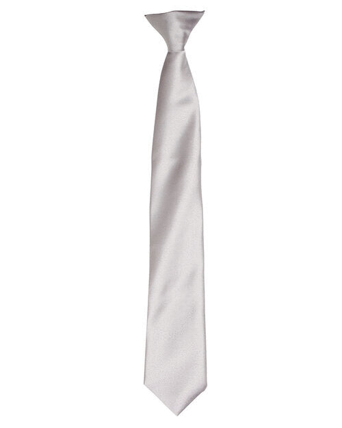 Premier Workwear Colours Collection Satin Clip On Tie - PR755M