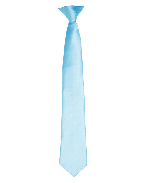 Premier Workwear Colours Collection Satin Clip On Tie - PR755M