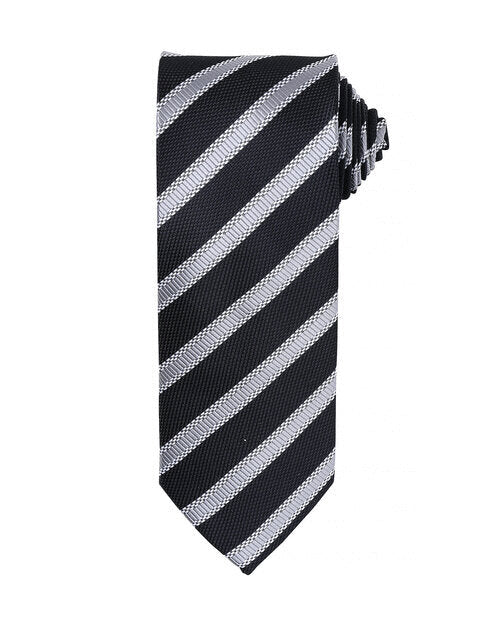 Premier Workwear Waffle Stripe Tie - PR783M