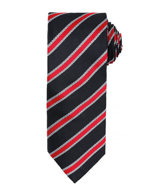 Premier Workwear Waffle Stripe Tie - PR783M